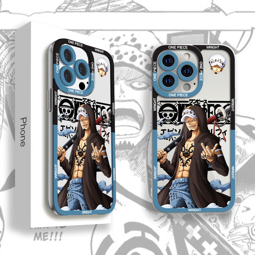 Ốp lưng iphone cạnh vuông Trafalgar D.Water Law One Piece anime Wrightcase 6plus/7/8/8plus/x/xs/11/12/pro/max/plus/proma