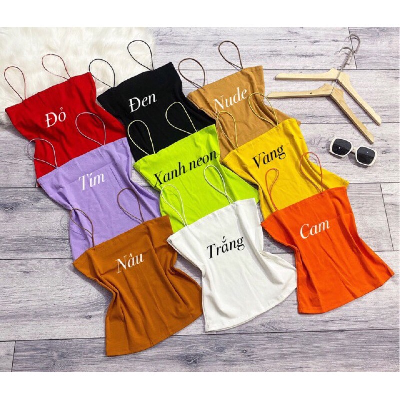 Áo 2 Dây Thun Gợi Cảm Quyến Rũ Cho Nữ - Trẻ Trung - Năng Động - Hàng Vải Loại 1 Cao Cấp | BigBuy360 - bigbuy360.vn