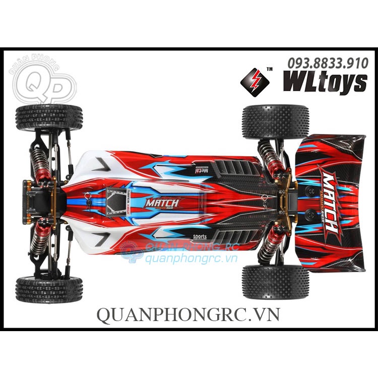 Xe điều khển WLtoys 104001 1/10 2.4G 4WD High Speed Racing RC Buggy Car