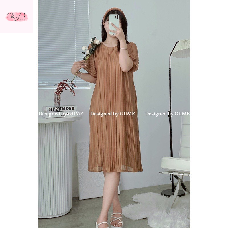 Váy bầu , đầm bầu maxi SUÔNG DẬP LY 2 MÀU HACK DÁNG từ 40 đến 100kg ảnh thật siêu đẹp chất liệu cao cấp