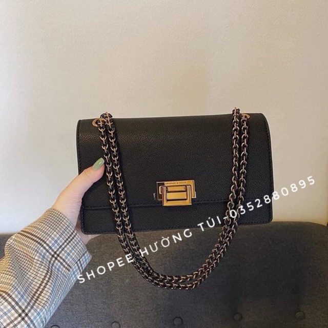 Túi khoá gập da trơn size 22 loại đẹp(không hộp | BigBuy360 - bigbuy360.vn