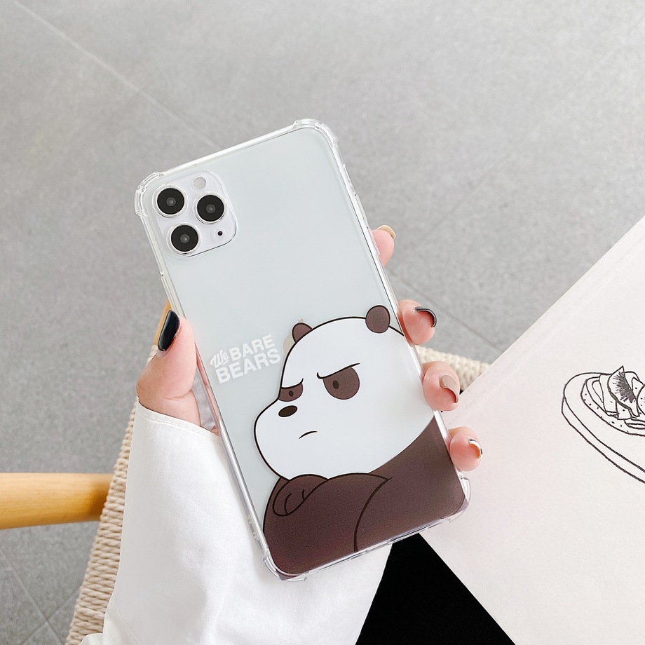 Iphone 12 11 Pro Xs Max Xr X 8 7 6 6s Plus Se 2020 Ốp Điện Thoại Bằng Silicon Mềm Chống Rơi In Hình Gấu Trúc Đáng Yêu Cho | BigBuy360 - bigbuy360.vn