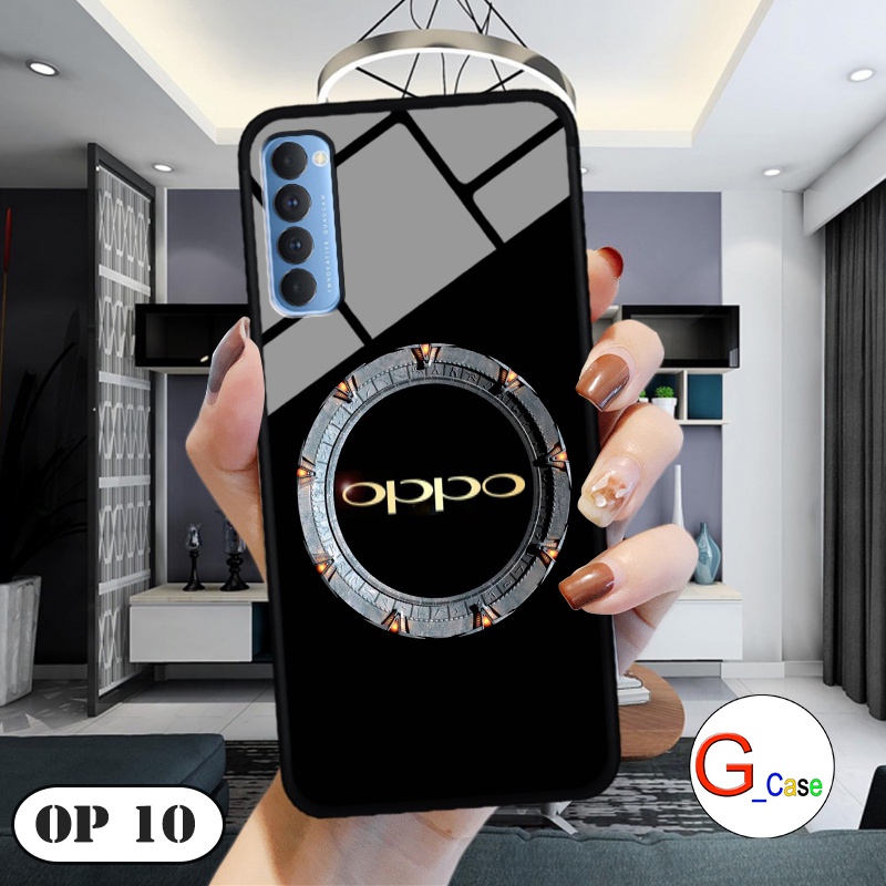 Ốp lưng Oppo Reno 4 Pro  - in hình 3D Logo điện thoại