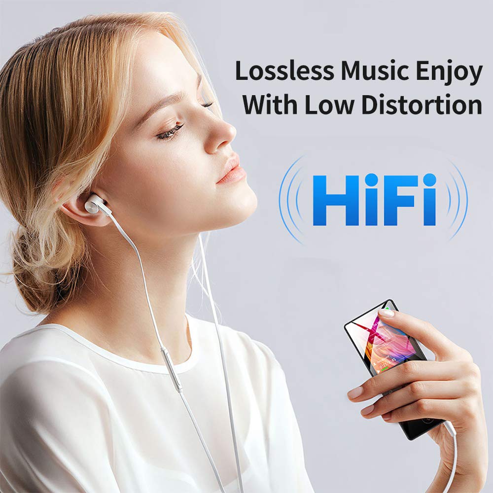 Máy Nghe Nhạc MP3 Lossless Bluetooth 4.1 Ruizu D22 Bộ Nhớ Trong 8GB (Có Loa Ngoài) - Hàng Chính Hãng