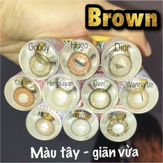 Lens nâu hàn quốc