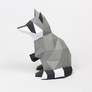 Mô hình giấy Racoon