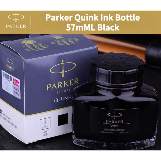 Bút PARKER Mực PARKER Non-Carbon Nhanh Khô Bút Chống Tắc Mực Đen
