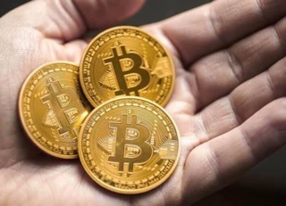 💰Đồng xu Bitcoin mạ VÀNG 24K