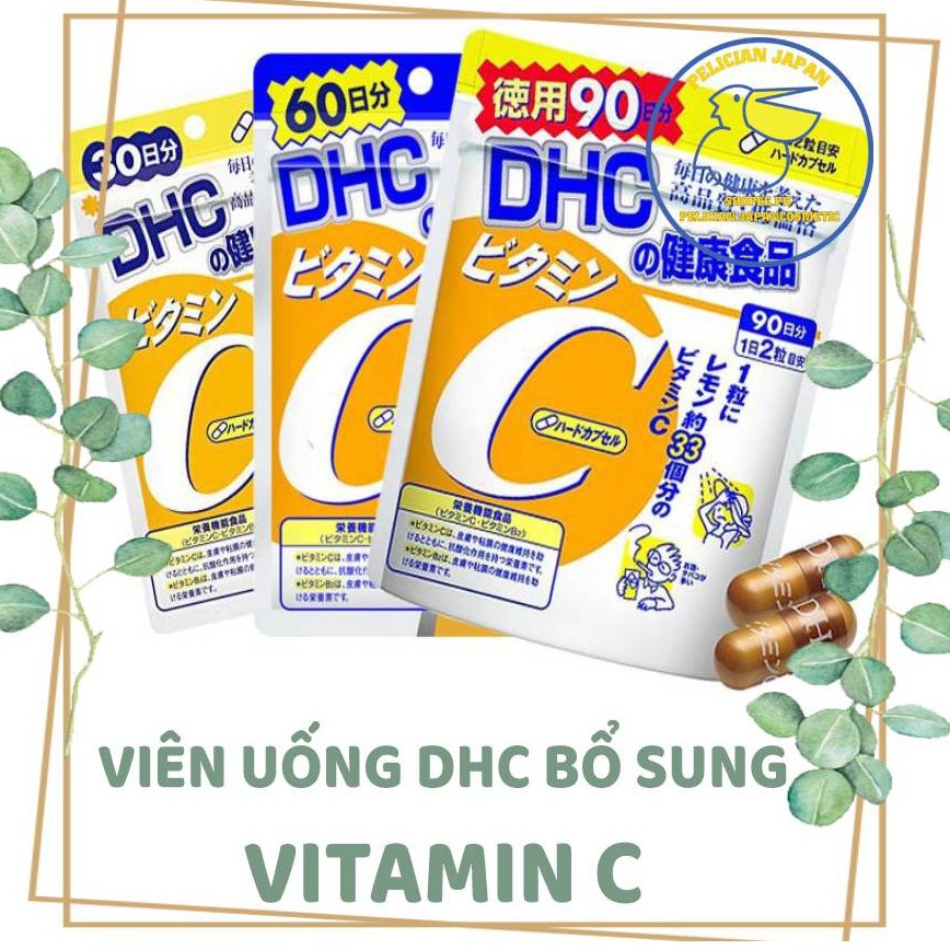 VIÊN UỐNG BỔ SUNG VITAMIN C DHC Nhật bản