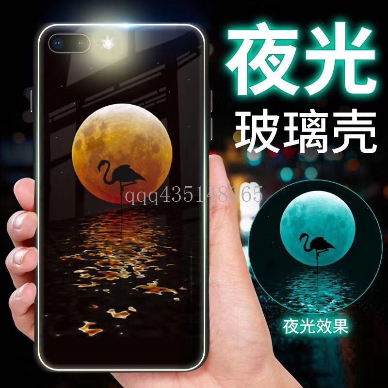 Ốp điện thoại mặt kính phối hình Marvel Avengers dạ quang cho Iphone 11 Pro Xs Max Xr 8 7 6 6s Plus | BigBuy360 - bigbuy360.vn
