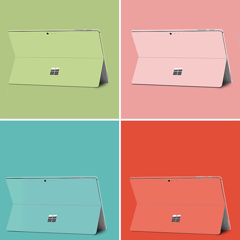 Miếng Dán Máy Tính Siêu Mỏng Màu Gradient Chống Thấm Nước / Trầy Xước Cho Microsoft Surface Pro 3 4 5 6 7 Surface Pro X Pro 8 12.3 Inches Surface Go
