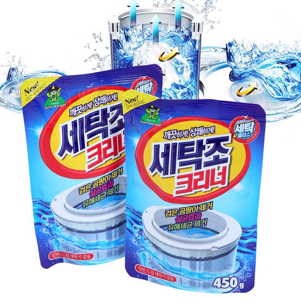 Bột Tẩy Lồng Máy Giặt Siêu Sạch Hàn Quốc 450gr