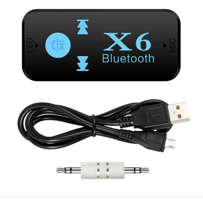Đầu thu phát bluetooth âm thanh x6 hỗ trợ thẻ nhớ có thể sử dụng như máy nghe nhạc.