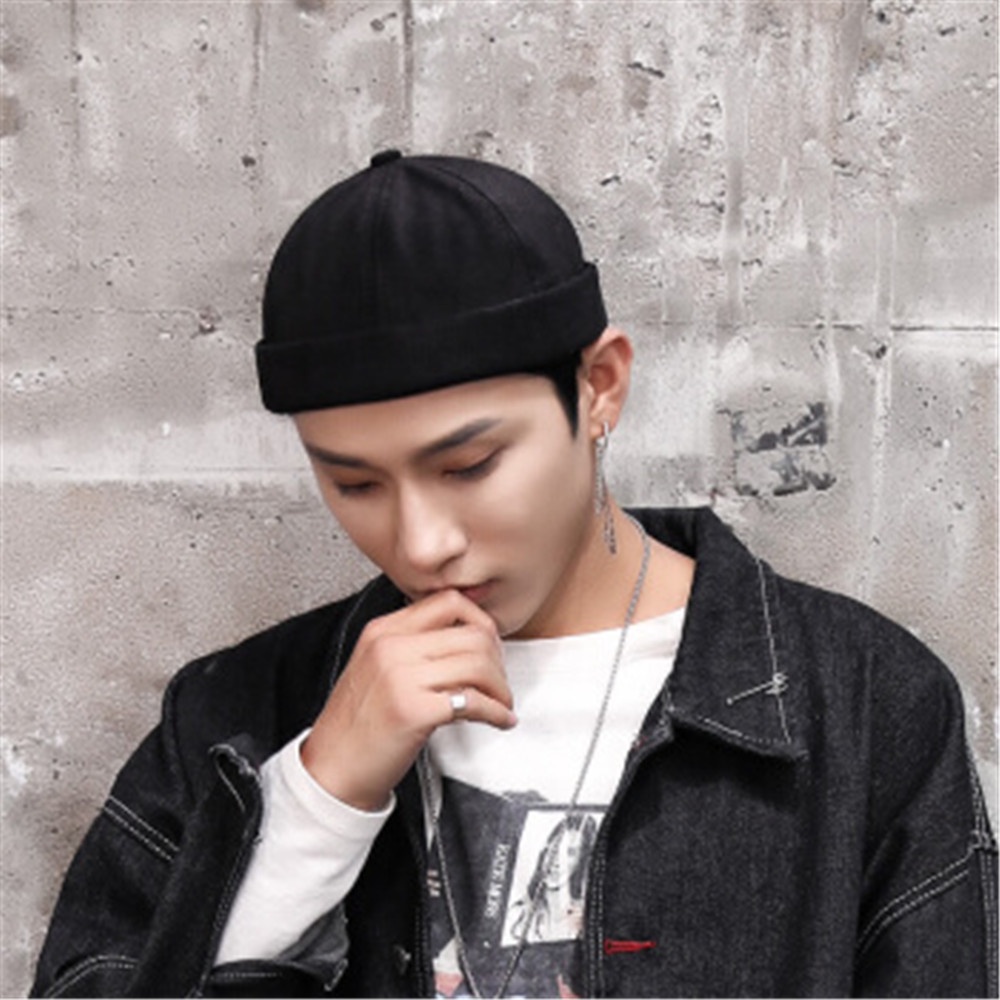 Mũ Lưỡi Trai Cotton Không Vành Phong Cách Hip Hop Thời Trang Mùa Hè Cho Nam Và Nữ