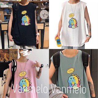 Áo TankTop In Hình Khủng Long Hot Trend