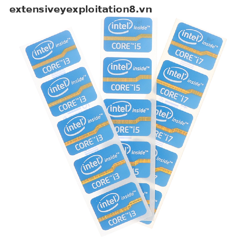 【extensive】 Ultrabook Performance Label Sticker Laptop Logo Sticker Intel Core i3 i5 i7 【vn】