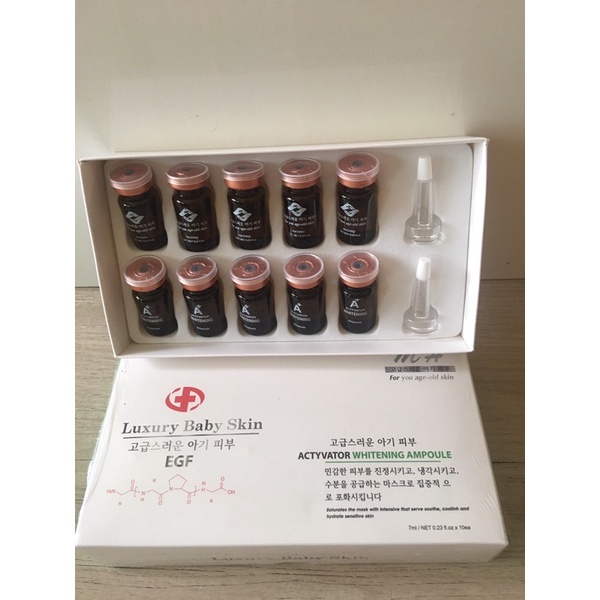 Tinh chất trẻ hoá làn da Luxury Baby Skin EGF (MH) 10x7ml