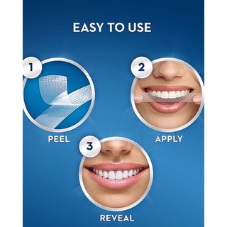 Miếng dán trắng răng Crest 3D Whitening