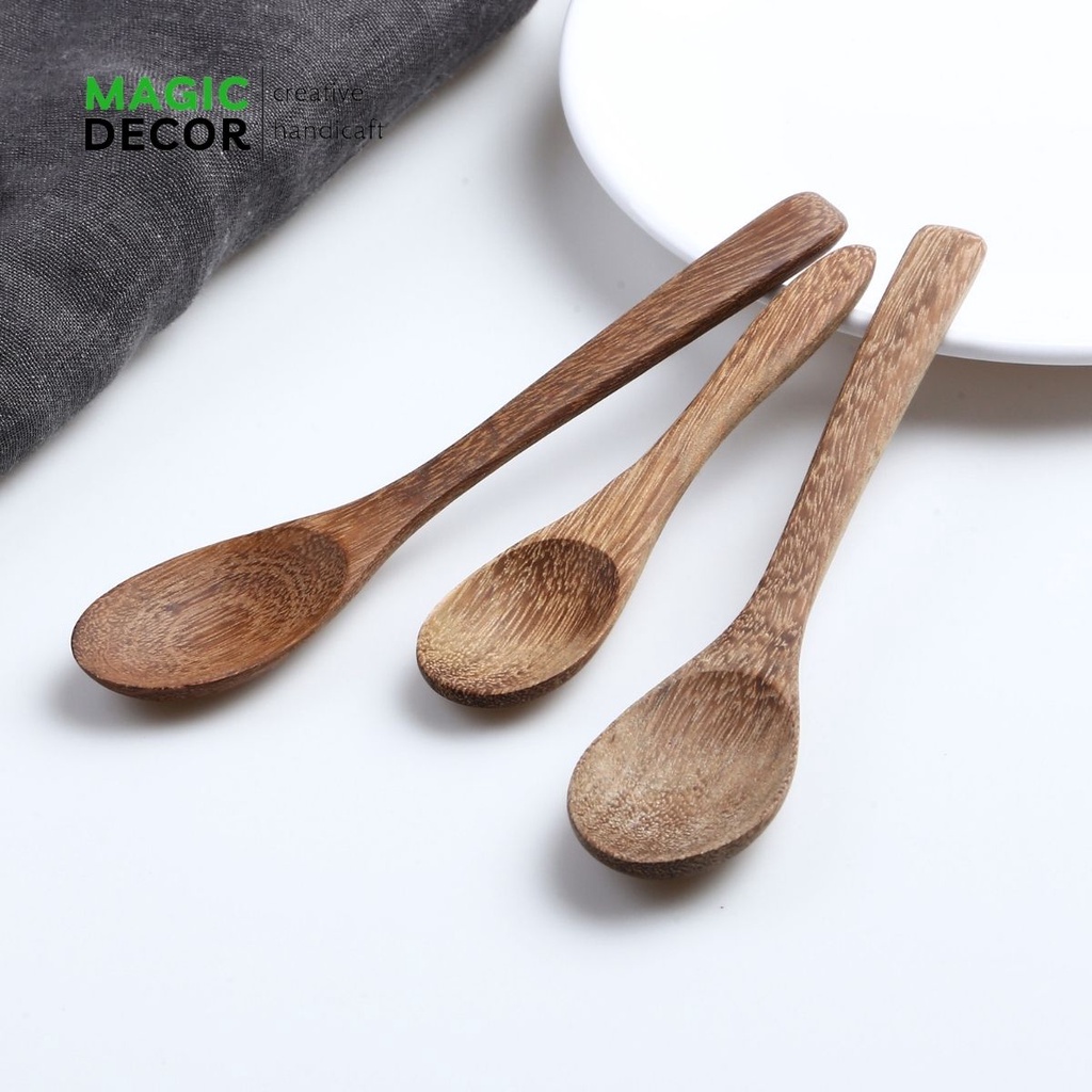 Muỗng gỗ, thìa gỗ ăn cơm phong cách Nhật Bản - Magichomedecor