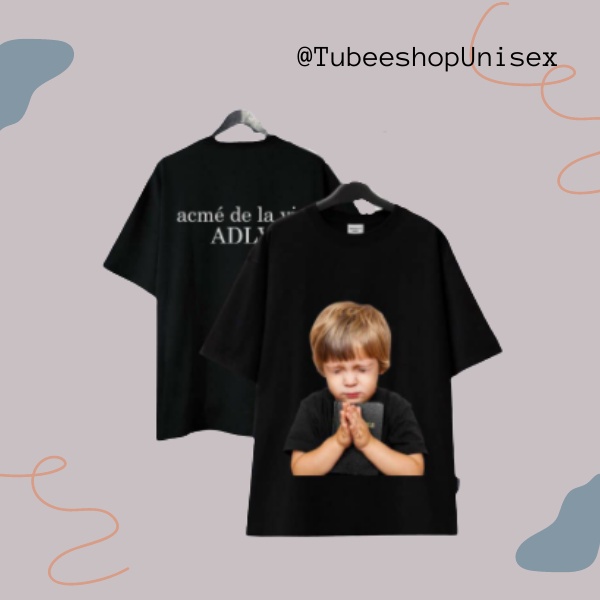 Áo thun tay lỡ ADLV form rộng Unisex nam nữ thời trang
