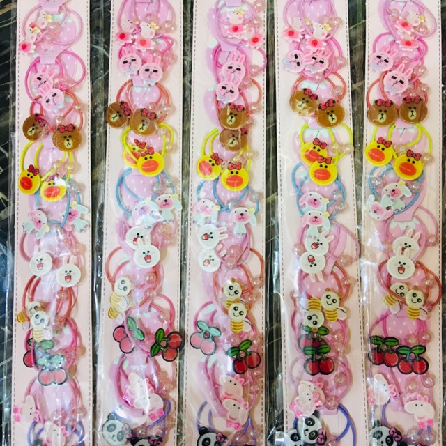 Cột kẹp tóc em bé 1 vỹ /10 cặp (sỉ)
