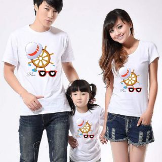 Combo áo gia đình biển đủ size (Em Hồng)