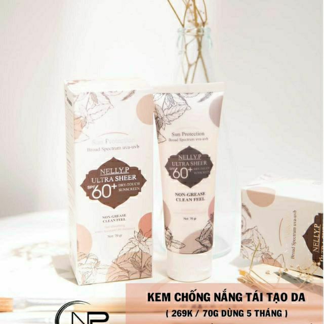 Kem Chống Nắng Nelly.P SPF 60+