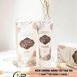 Kem Chống Nắng Nelly.P SPF 60+