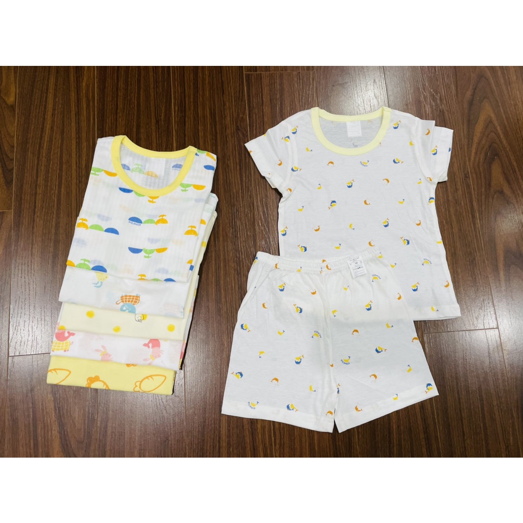 1-12 tuổi - Bộ ngắn tay cotton Hàn