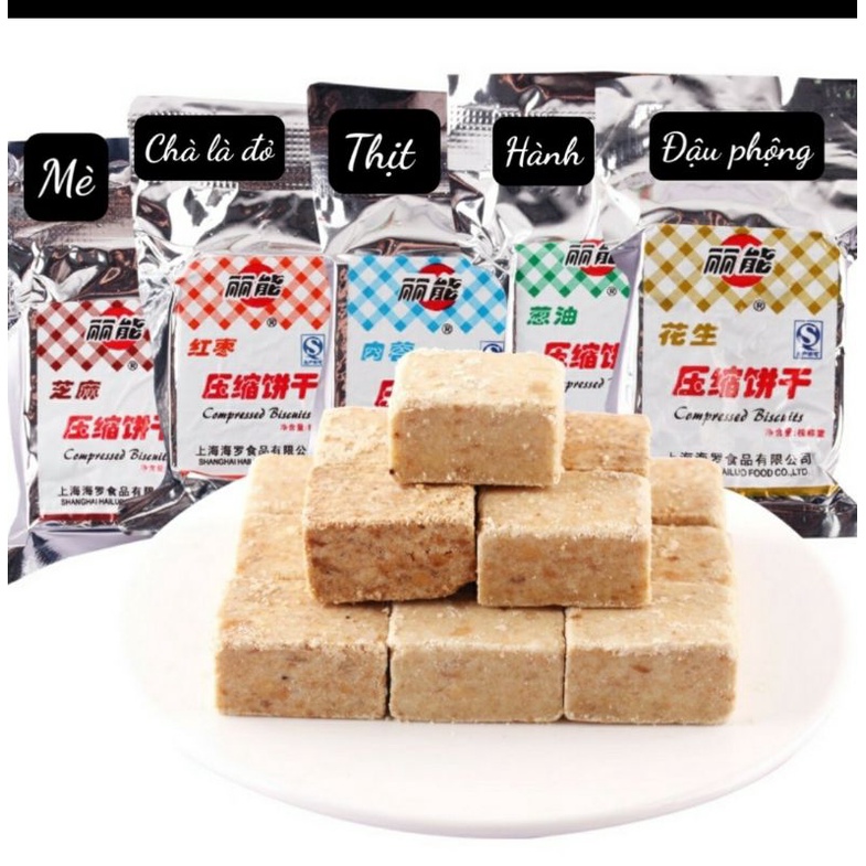 1kg lương khô mini trung quốc mix vị thơm ngon bán buôn toàn quốc