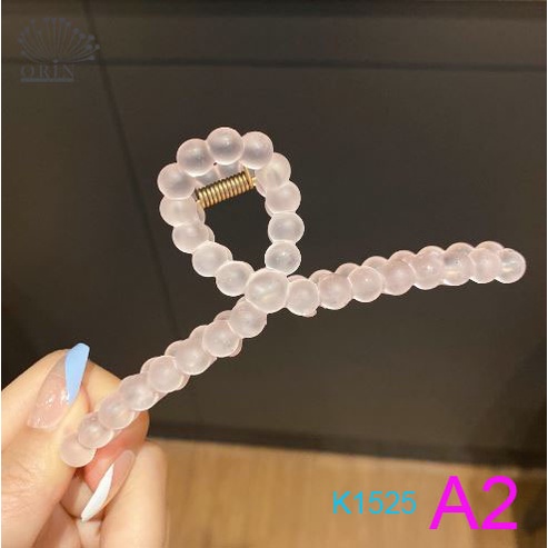 Kẹp càng cua, kẹp tóc nhiều màu dễ thương cao cấp Orin K1525