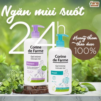 Dung Dịch Vệ Sinh Corine de Farme Intimate Gel Fresh 250ml