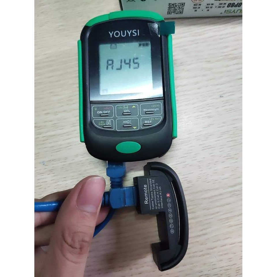 máy đo công suất quang YOUSI P60 4in1 cáp sạc