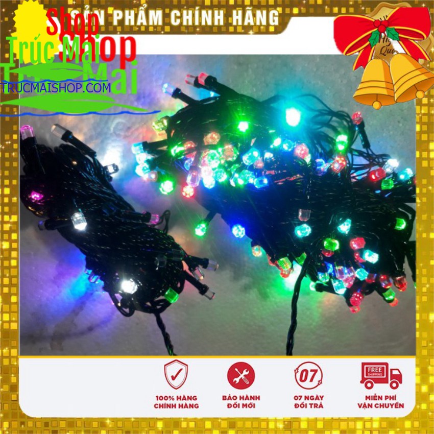 Đèn nháy led 50m, 10m giá rẻ nháy nhiều màu
