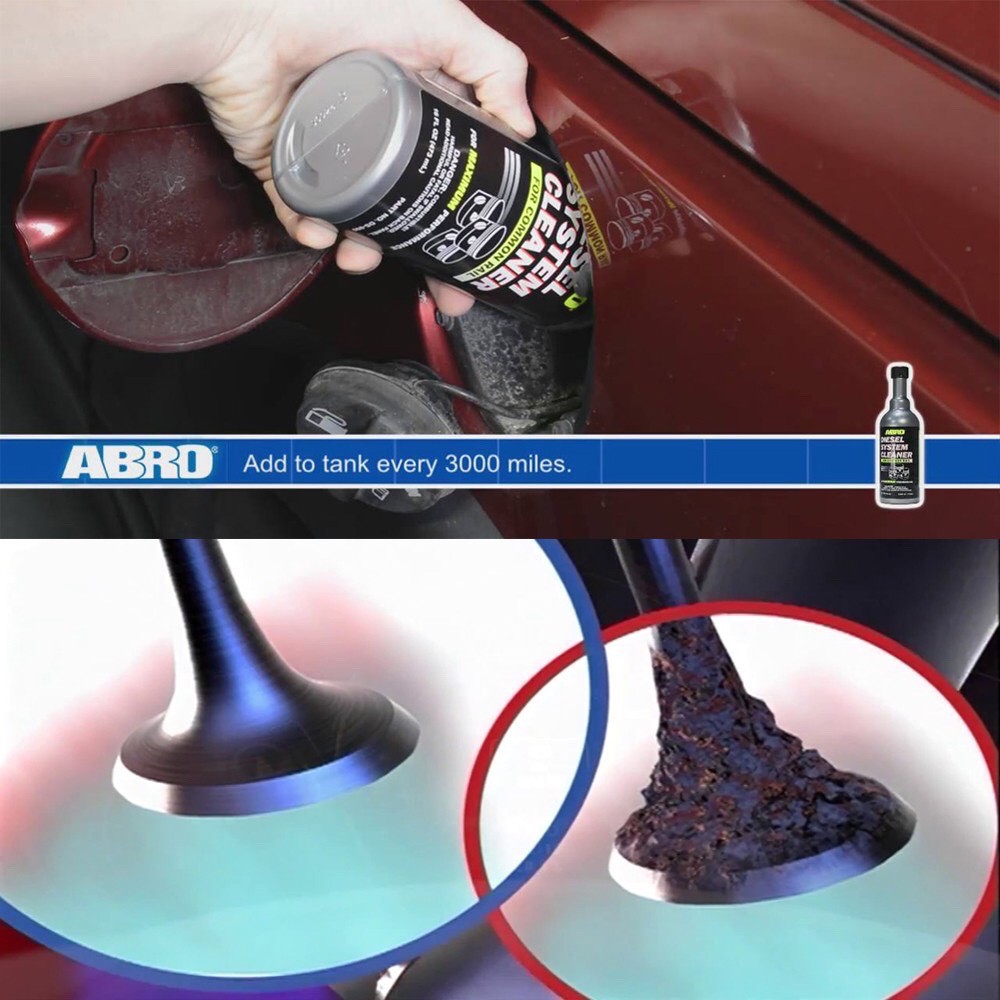 Phụ gia súc béc dầu ô tô ABRO Diesel System Cleaner DS-900 473ml chamsocxestore