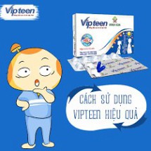 Vipteen Vinh Gia – Tăng chiều cao nhanh cho trẻ tuổi dậy thì (Hộp 20 viên)