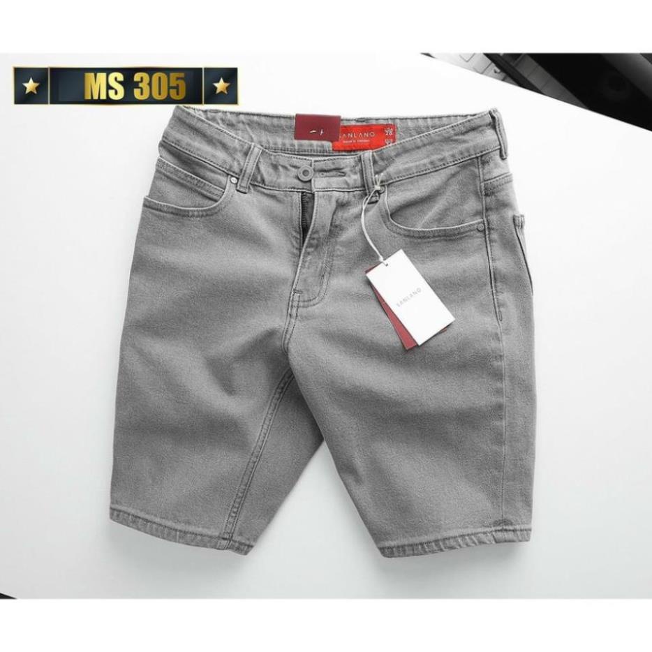 Quần jean nam ngắn, quần short jean nam, quần bò nam màu xanh rách cap cấp QJNA027 ⚡ * Xịn New