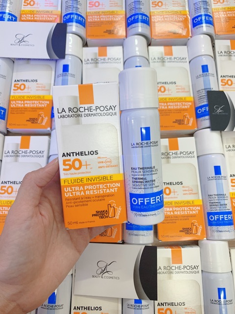 [La Roche-Posay] Kem Chống Nắng La Roche-Posay Anthelios Shaka Fluide SPF 50+ 50ml - Tặng Kem Nhả Nắng