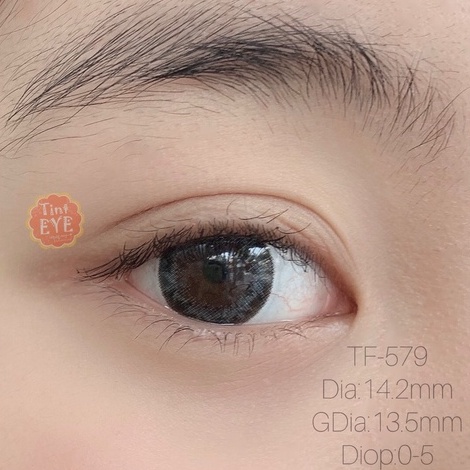 [OFF 50%: 125K/Đôi] 4 mẫu kính áp tròng xám tự nhiên Tinteye Lens 0 - 8 độ