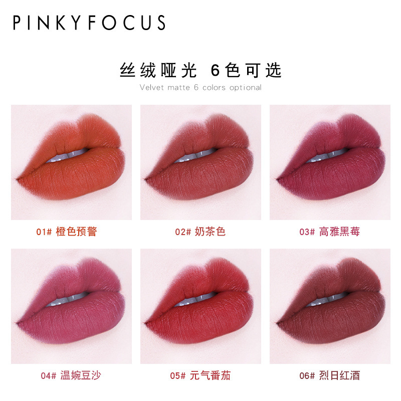 Son lì PINKYFOCUS thỏi hình kim cương pha lê lấp lánh | BigBuy360 - bigbuy360.vn