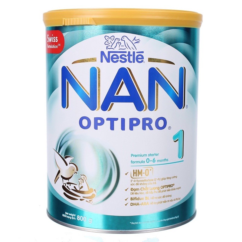 Sữa Bột Nestlé NAN Optipro 1 HM-O Hộp 800g