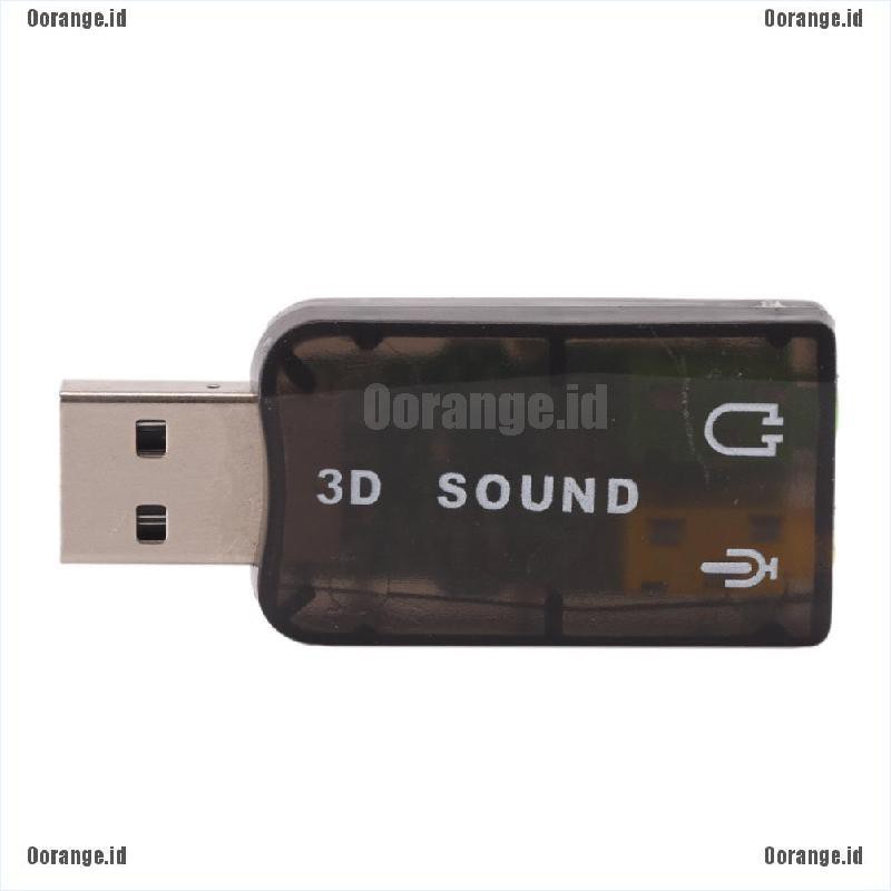 Đầu chuyển đổi thẻ âm thanh USB 5.1 sang phích cắm 3.5mm tiện dụng