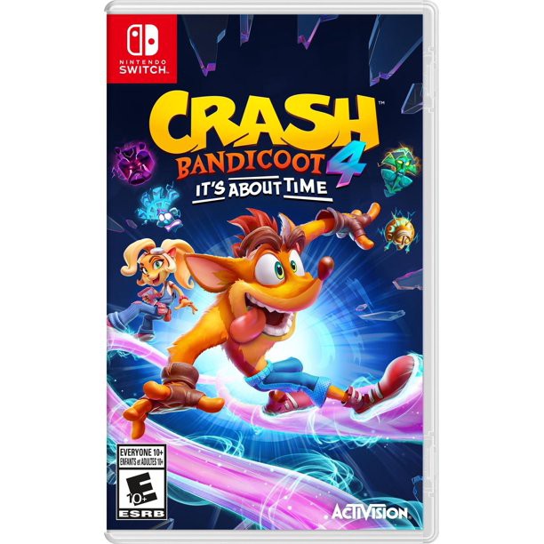 Game Nintendo Switch : Crash Bandicoot™ 4: It’s About Time /Crash Bandicoot N. Sane Trilogy /Crash Team Racing Hệ US