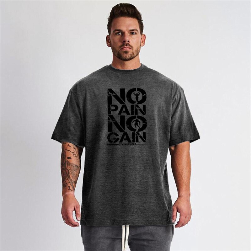 Áo thun cotton ôm dáng cổ tròn ngắn tay in họa tiết thời trang mùa hè 2020 mới cho nam