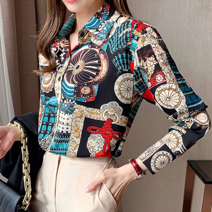 Áo Sơ Mi Tay Dài Phong Cách Vintage Mới 2022