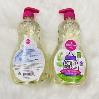 Nước rửa bình Dapple chov bé Nước rửa bình sữa Dapple 500ml - Mỹ (Không mùi date 2026)[ HÀNG NHẬP]