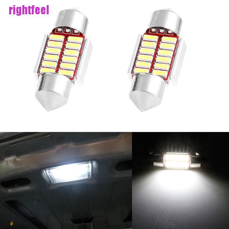 Bộ 2 Đèn Led 31mm 4014 12smd C5W Chất Lượng Cao