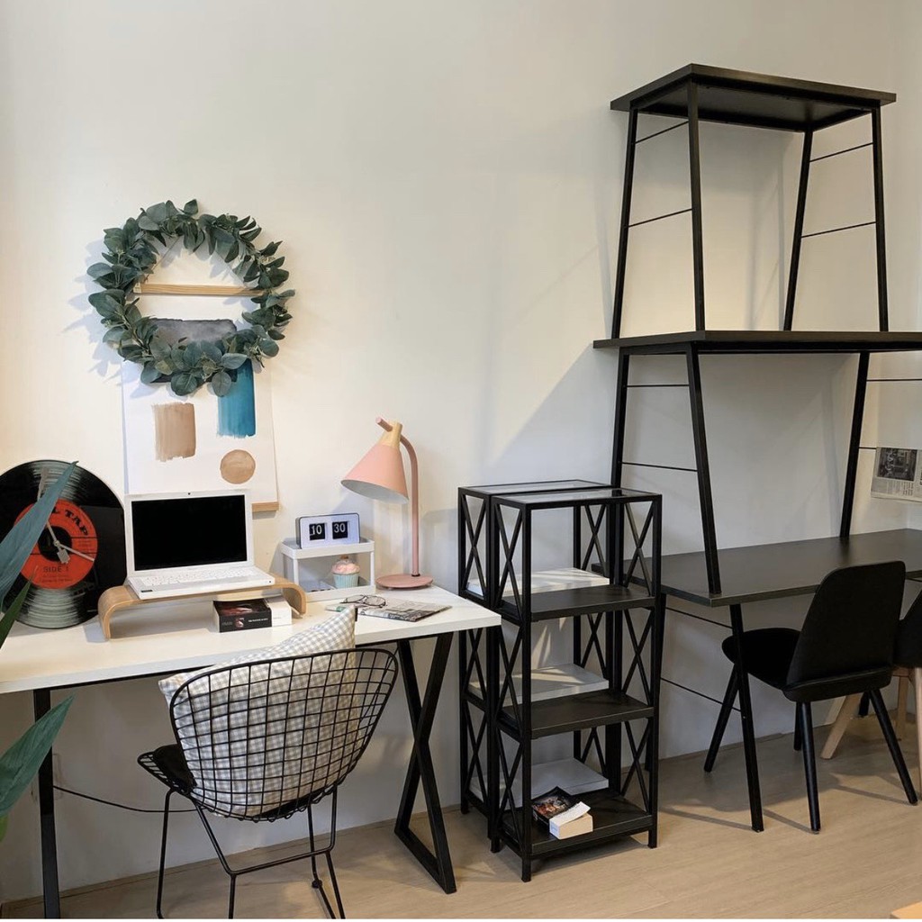 Kệ Để Màn Hình Máy Tính Uốn Cong - Gỗ Sồi | BigBuy360 - bigbuy360.vn