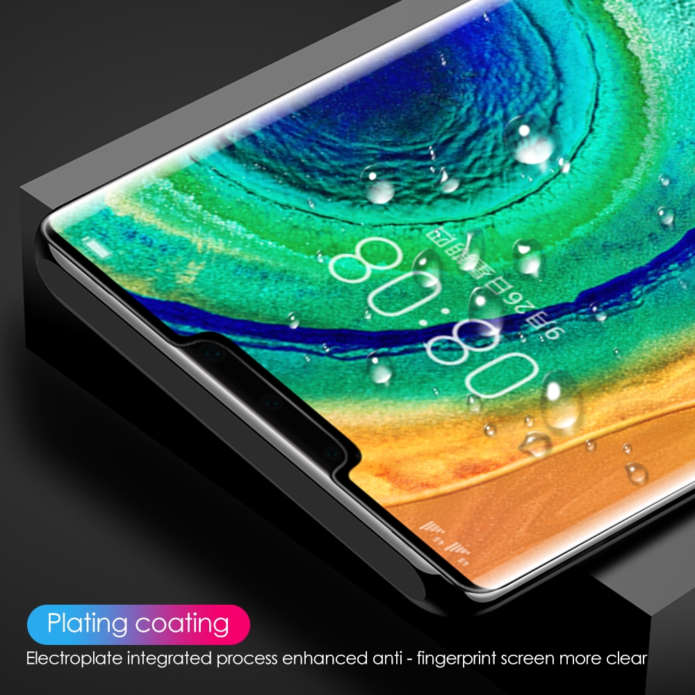 Tấm kính cường lực viền cong bảo vệ màn hình cho Huawei Mate 20 30 Pro/P30 Pro