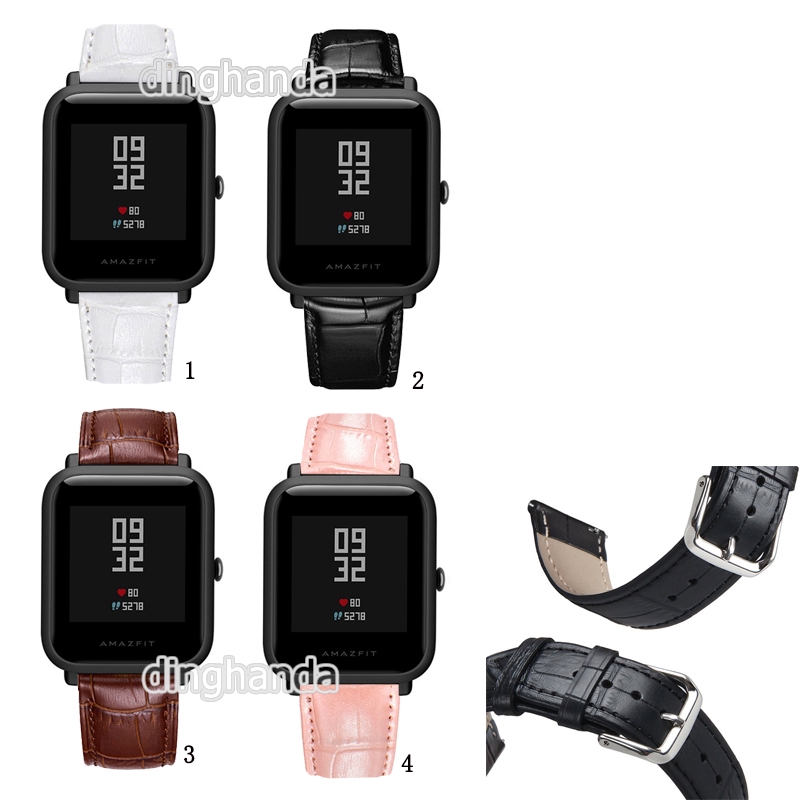 Dây đeo bằng da cho đồng hồ thông minh Huami Amazfit Bip Lite Bip S U